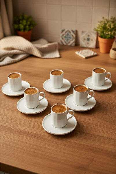Bambum Lipa 6-Person Coffee Cup Set Gold