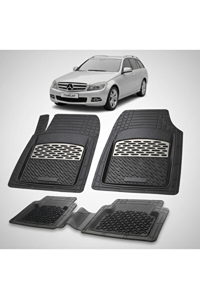 TEAMCAR Συμβατά πατάκια δαπέδου Mercedes-Benz C-Class S204 2007-2011 | Ασημί