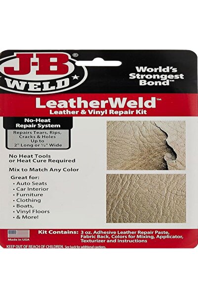 JB Weld Leatherweld Deri ve Vinil Tamir Kiti