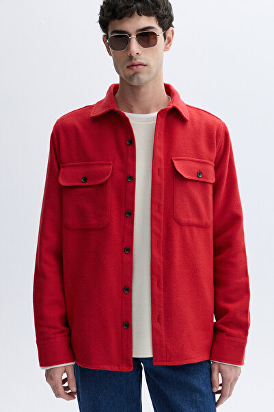 Mudo Wool Mixed Shirt Jacket