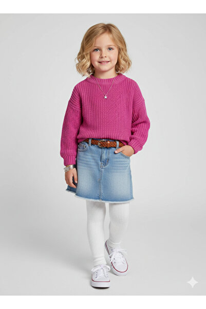 CLOUDY WEAR&DESİGN Pulover tricotat Selanik cu gât tip bicicletă pentru fete ...