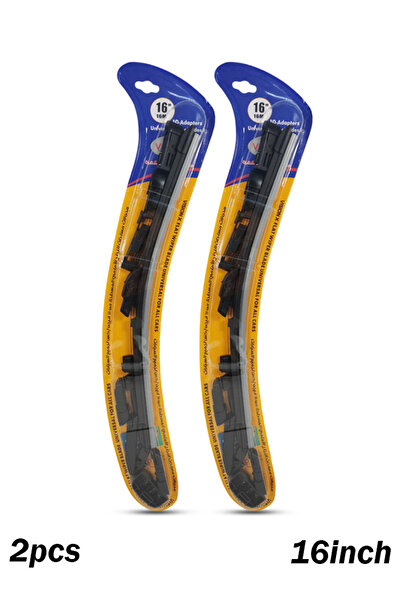 visionX 16 Inch Car Wiper Blades 2PCS Universal Windshield Wipers with Multi ...