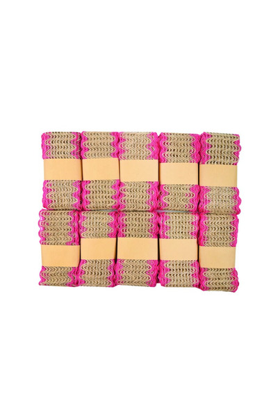 Colorarte Accesorii creatie - panza iuta, 4cm x 2m, diverse modele, margine c...