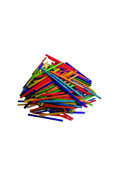 Colorarte Accesorii creatie - lemn - betisoare mici chibrit, diverse culori, ...