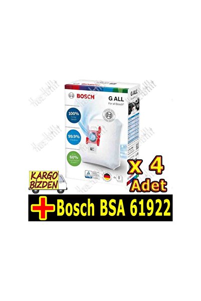 Bosch كيس غبار للمكنسة الكهربائية من النوع G (معبأ في علبة)