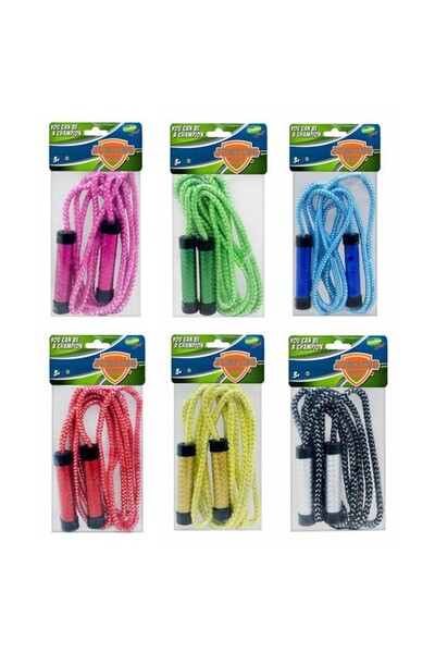 Mega Creative Coarda de sarit, manere cauciucate, diverse culori, 3+ ani, Meg...