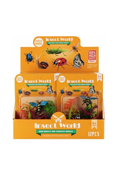 Mega Creative Jucarie set figurine insecte MegaCreative 570112, 3x7cm, 12buc/...