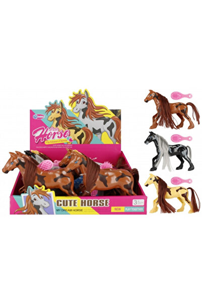 Mega Creative Figurina cal cu accesoriu MegaCreative 510700, 20cm, plastic, d...