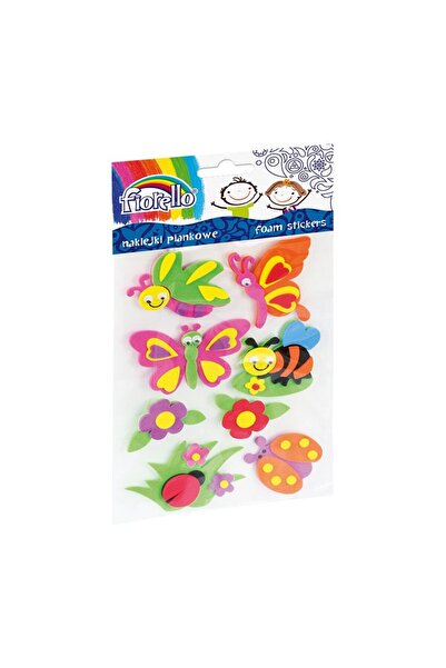 Fiorello Abtibilduri - fluturi, flori, 28-70mm, gumat, set 8 buc, Fiorello, G...