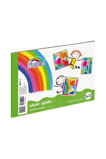 Fiorello Accesorii creatie - hartie matase, A4, 12 culorix5 coli, set 60 coli...