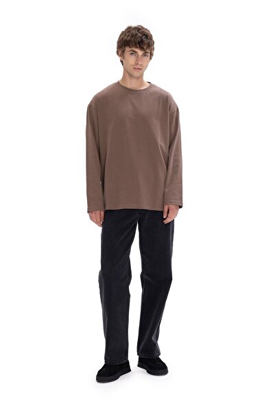 Hiccup GIESTO Tricou Cu Mânecă Lungă Și Guler Rotund