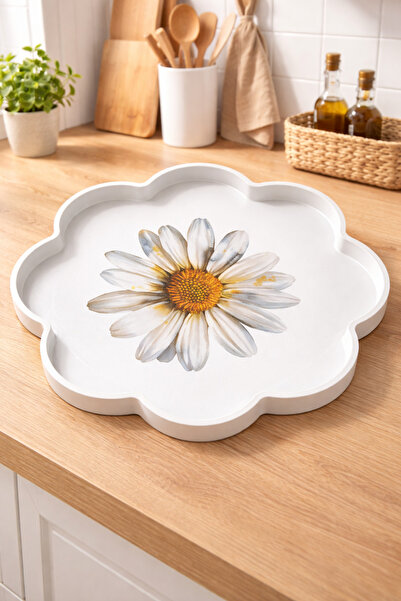 Zucci Home Mediterranean Breeze Decorative Daisy Presentation Tray |   Daisy ...
