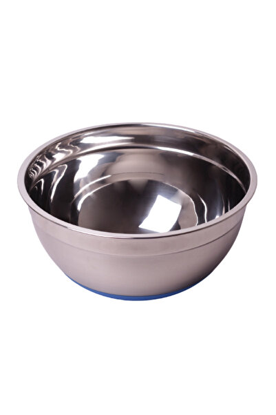 Kamille Stainless steel bowl 26x12 cm with non-slip bottom