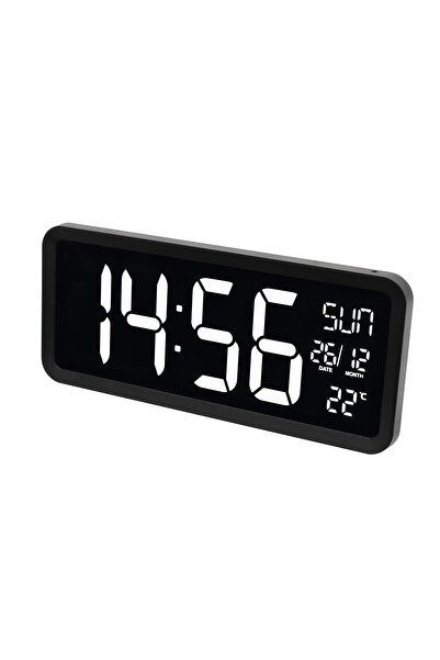 OEM Ceas gigant de masa /perete cu LED cu termometru 37x16x3.9cm Home LTCJUMBO