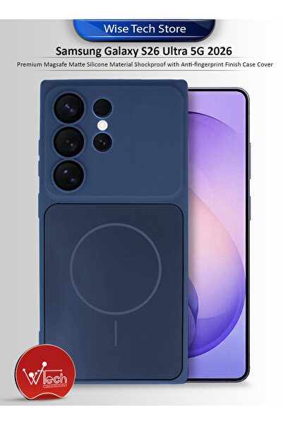 Wtech Samsung Galaxy S26 Ultra 5G 2026 Premium Magsafe Matte Silicone Materia...