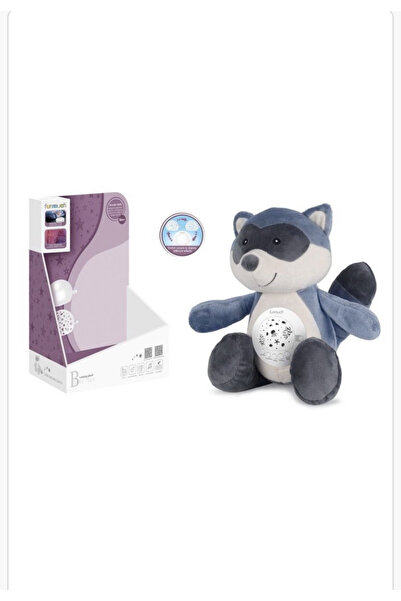 OEM Raton de pluș pentru bebeluși cu lumină de veghe și sunete – Jucărie calm...