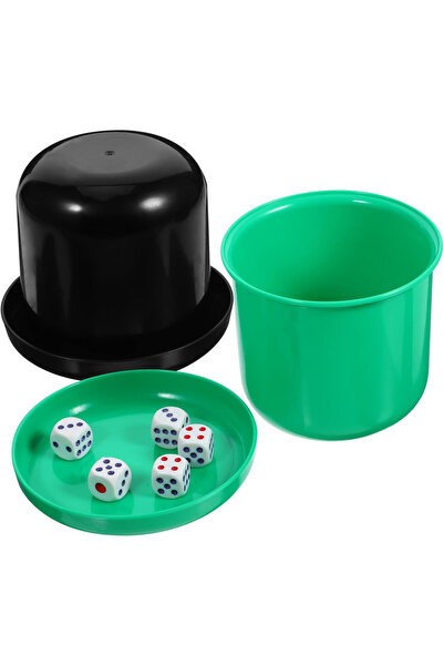 BESPORTBLE Joc interactiv cu 5 cupe a câte 5 zaruri pentru copii