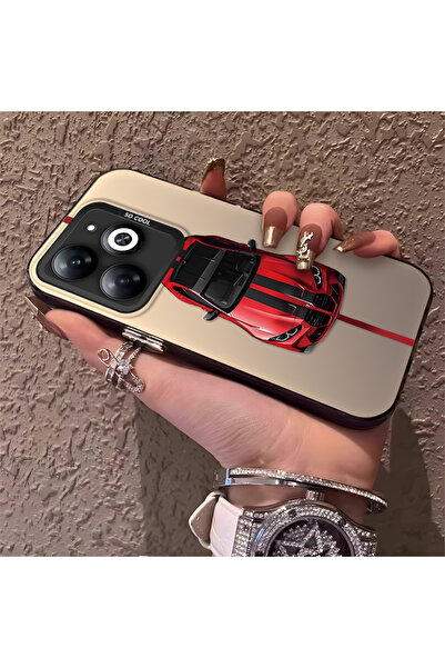 Hontinga حافظة هاتف تكنو سبارك 20 متوافقة مع الحافة السيليكونية الصلبة المقاو...