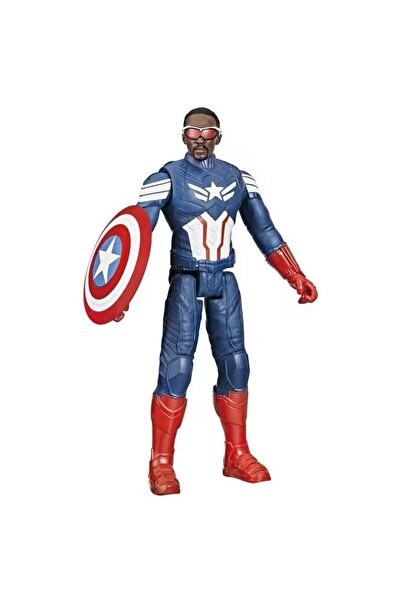 Hasbro مجسم شخصية كابتن أمريكا من سلسلة تيتان هيرو بريف نيو وورلد مقاس 12 بوصة