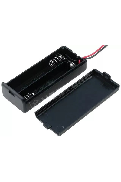 OEM Battery holder 2x AAA mounting with cable terminal cover 150mm KEYSTONE 2489