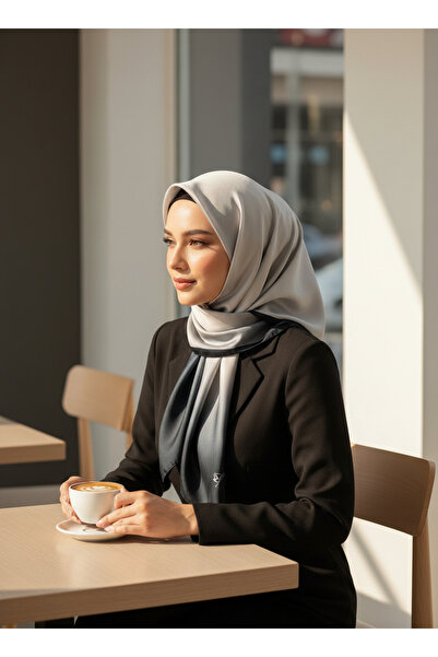 Onur Scarf - New Soft Fabric Gradient Color Transition Seasonal Fabric Produc...