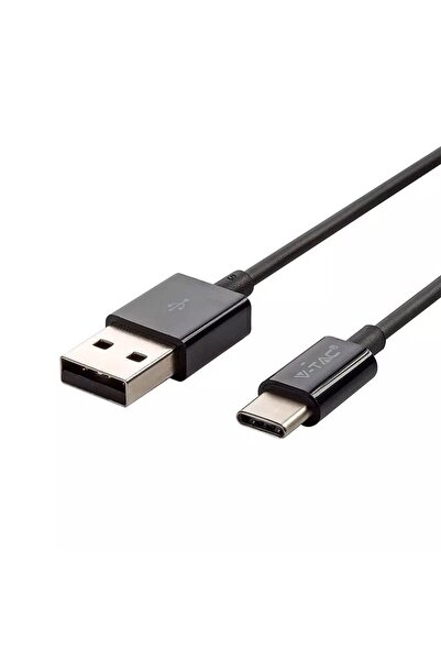 OEM Cablu Type C 1m SILVER EDITON negru V-TAC