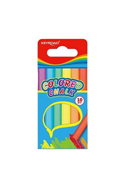 KEYROAD Χρωματιστή κιμωλία KR971591, 5 χρώματα, σετ 10 τεμαχίων
