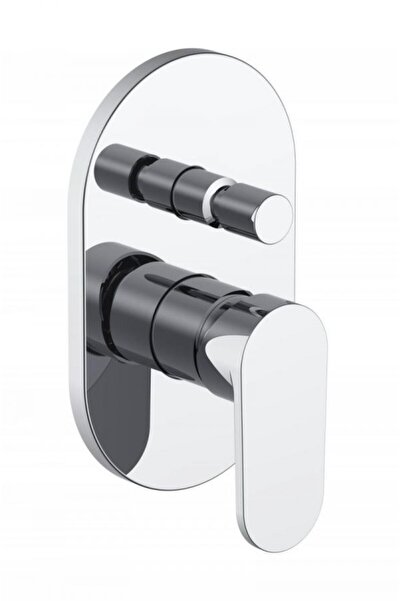 Kröner Built-in Bathtub/Shower Faucet, Kroner, Karma, Glossy Chrome