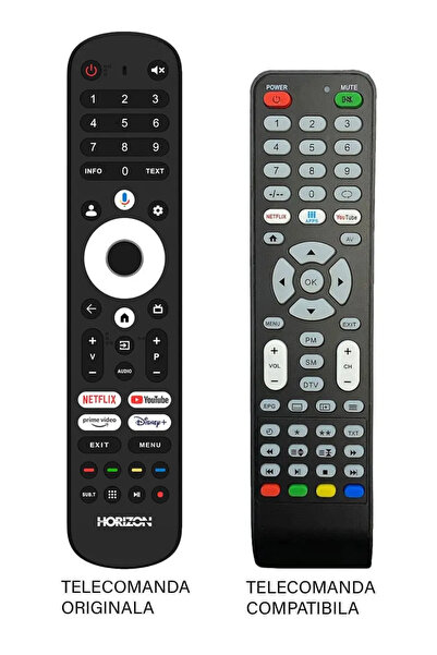 OEM Telecomanda inlocuitoare compatibila TV HORIZON 40HQ8590U/D ER 9580 (580)