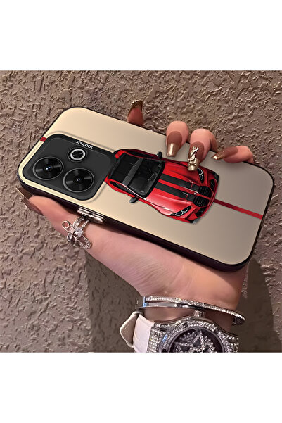 Hontinga حافظة هاتف Redmi 13 متوافقة مع حافة السيليكون الصلبة ومضادة للسقوط ب...