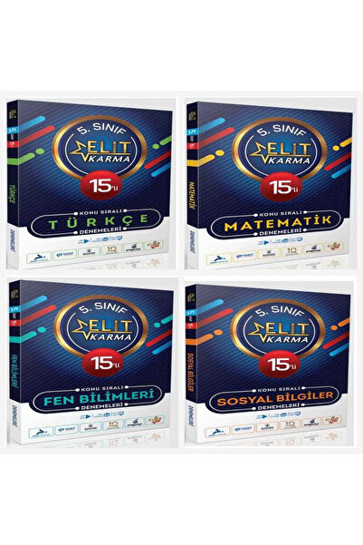 paraf yayınları Elit Karma 5. Sınıf Tüm Dersler Deneme Set