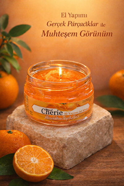 Mon Chérie Essence Mandalina , El Yapımı ,Meyve Parçacıklı , Mandalina Kokulu...