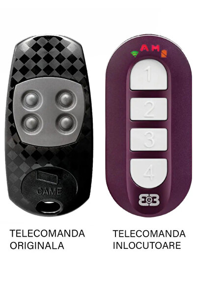 OEM Telecomanda inlocuitoare poarta garaj Came ATO4EV 4 Butoane/ cod saritor/...