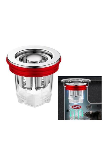 Yapex Anti Koku Önleyici - Duş Yer Sifonu Geri Akış Önleyici - Gider Pis Koku...