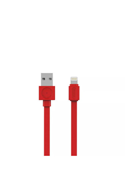 OEM Cablu alimentare sincronizare de date USB - Lightning 1.5m rosu Allocacoc