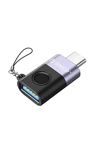 OEM Adaptor tata USB Type C - mama USB-A Orico WCA-BK negru cu gri 32x21x9mm