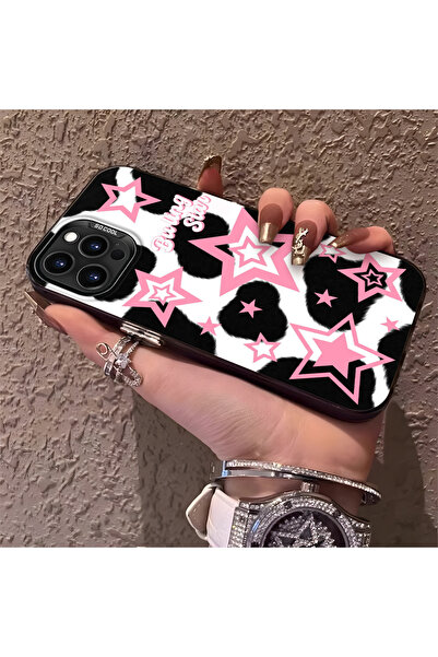 Hontinga حافظة هاتف آيفون 16 برو متوافقة مع السيليكون ذات الحواف الصلبة والمض...