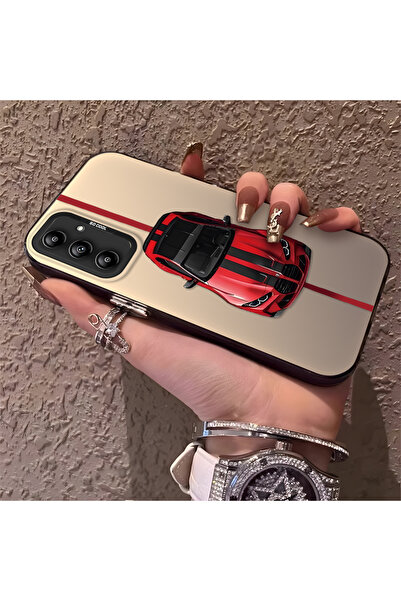 Hontinga حافظة هاتف سامسونج جالاكسي A14 متوافقة مع الحافة السيليكونية الصلبة ...