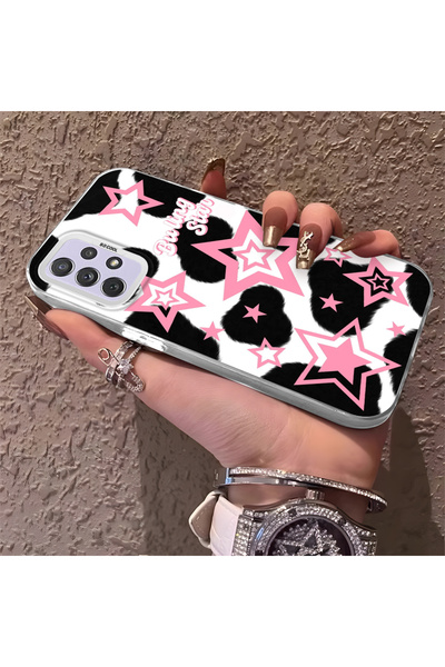 Hontinga حافظة هاتف سامسونج جالاكسي A72 متوافقة مع الحواف السيليكونية الصلبة ...