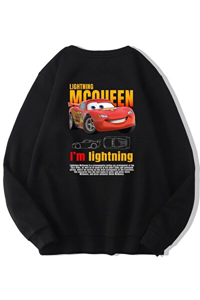 BRZ COLLECTION سويت شيرت كبير الحجم للجنسين (سويت شيرت) شيمكس ماكوين (سويت شيرت)