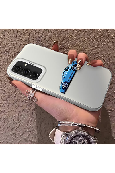 Hontinga حافظة هاتف سامسونج جالاكسي A16 متوافقة مع السيليكون بنمط BMW ذات حاف...