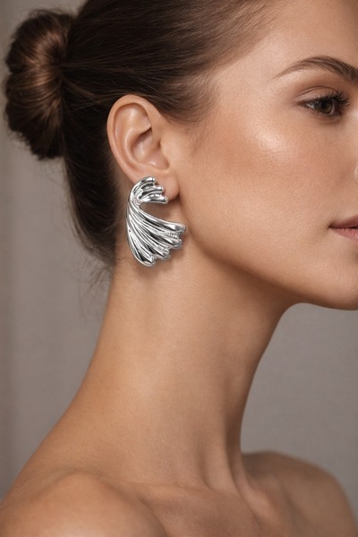 Jack Ferrero Élysée Silver Stud Earrings