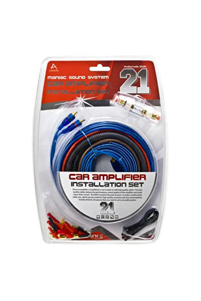 OEM Σετ καλωδίων αυτοκινήτου 8GA Hi-Fi Professional 21 τεμάχια M`N´C 20200-G