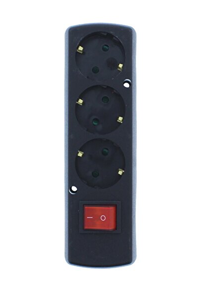 OEM Multipriza 3 prize cu intrerupator fara cablu alimentare negru GN-370SWS/...