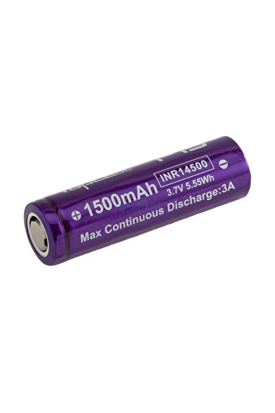OEM Батерия 14500 с плосък извод 3.7V VAPCELL F15 INR14500 1500mAh 3A разряд