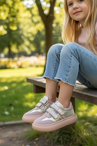 Tuğba Ortopedi 97 Pantofi sport ortopedici pentru fete, 100% din piele natura...