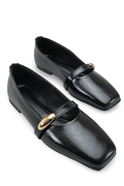 Riccon Kadın Babet 0012501 Siyah Rustik