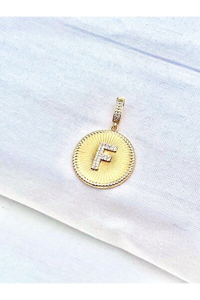 Siya Silver Kararmaz Çelik Zirkon Taşlı Harf Kolye Ucu ve Charm - Hediye Kutulu