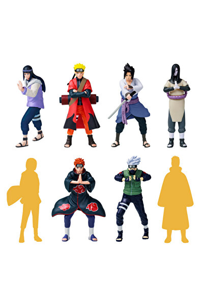NECO TOYS Naruto 8'li Koleksiyon Figür Seti Model 1