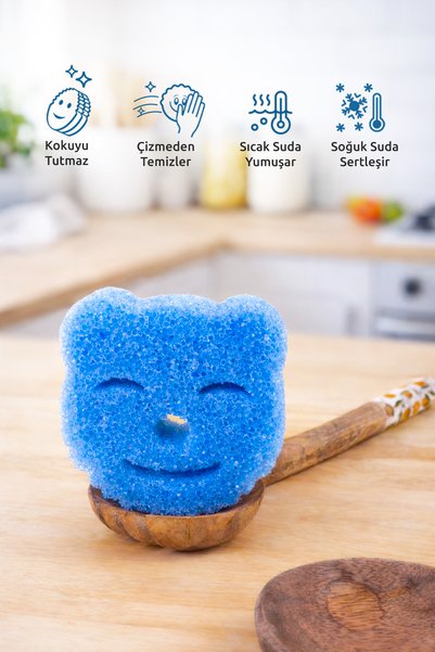 Clean Vibe Flexible Textured Sponge